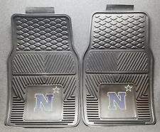 FanMats EUA Tapetes de assoalho de vinil preto 1ª linha Naval Academy com logotipo principal "N *" comprar usado  Enviando para Brazil