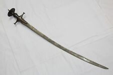 Cuchillo espada mango antiguo hoja antiguo wootz acero faulad B 975 segunda mano  Embacar hacia Argentina