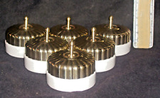 Vintage Brass & Ceramic Electric Switch Button Cup Cake Design 1 way Set of 6 # for sale  Shipping to South Africa