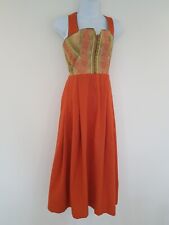 Vintage dress orange for sale  PLYMOUTH