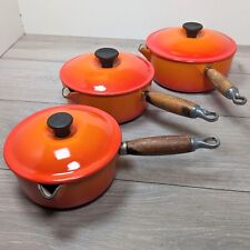 Creuset pan set for sale  Shipping to Ireland