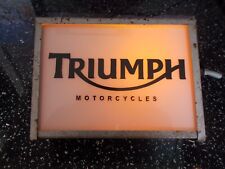 triumph motorcycle sign for sale  LYME REGIS