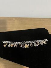 Sterling charm bracelet for sale  Narberth