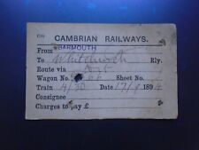 Cambrian railways wagon for sale  STROUD