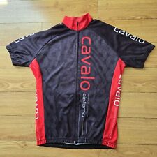 Camisa masculina de ciclismo Cavalo preta/vermelha 100% poliéster GG zíper completo Itália comprar usado  Enviando para Brazil