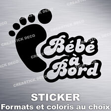 Sticker bebe bord d'occasion  Plabennec