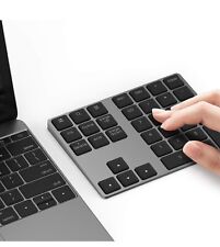 Teclado numérico Bluetooth, Lekvey alumínio recarregável sem fio fino, usado comprar usado  Enviando para Brazil