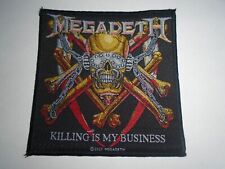 MEGADETH KILLING IS MY BUSINESS WOVEN PATCH for sale  Shipping to South Africa