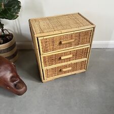 Vintage boho rattan for sale  Shipping to Ireland