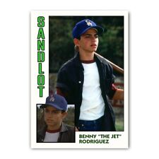 Cartão de beisebol arte impressão The Sandlot filme Benny "The Jet" Rodriguez ACEO comprar usado  Enviando para Brazil