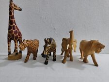 Animali africani legno usato  Ravenna