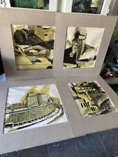 Vintage watercolor paintings for sale  Weymouth