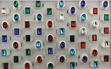 Usado, Lotes mistos por atacado 30 peças anéis de liga de joias masculinas da moda presentes anéis de vidro comprar usado  Enviando para Brazil