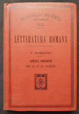 Letteratura romana ramorino usato  Torino