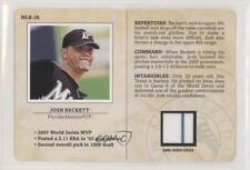 2004 Fleer Platinum Scouting Report Game Jerseys /250 Josh Beckett for sale  Shipping to South Africa