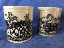 Pair vintage stoneware for sale  Shipping to Ireland