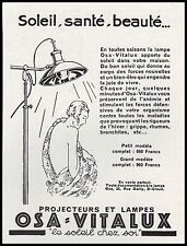Publicité lampe bronzage d'occasion  Villeneuve-l'Archevêque