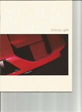 1986 pontiac brochure for sale  Lees Summit