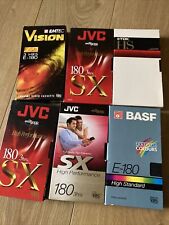Six blank vhs for sale  WOKING