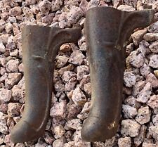 Antique Cast Iron Wood Burning Stove Legs (2) Steampunk 6.5”.  From Jerome AZ. for sale  Shipping to Canada