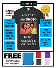 Personalised photo shirt for sale  SHEFFIELD