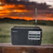📻 Sony ICF-38 AM FM portátil rádio 2 bandas CA DC cabo de alimentação ou 4 pilhas AA, usado comprar usado  Enviando para Brazil