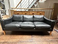 Danish leather sofa for sale  LONDON