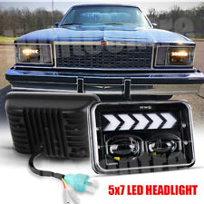 Usado, Par de faróis de LED 7x6 5x7 DRL para Chevy El Camino 1978-1981 caminhão LUV clássico comprar usado  Enviando para Brazil