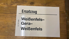 Zuglaufschild lokschild ersatz gebraucht kaufen  Schmiechen