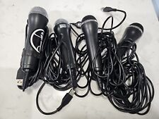 Lote de 4 Guitar Hero Rock Band Logitech microfone USB E-UR20 Xbox 360/PS3/Wii, usado comprar usado  Enviando para Brazil