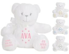 Personalised white teddy for sale  SLEAFORD