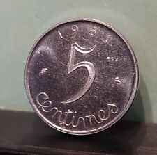 Monnaie centimes 1961 d'occasion  Criquetot-l'Esneval