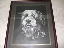 Framed picture terrier for sale  AYLESBURY