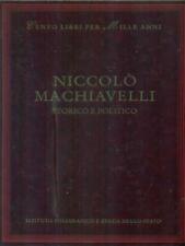 Niccolo macchiavelli. storico usato  Italia