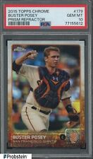 2015 Topps Chrome Prisma Refrator Buster Posey PSA 10 Gem Perfeito Estado #179 comprar usado  Enviando para Brazil