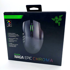 Mouse para jogos a laser sem fio Razer Naga Epic Chroma preto RGB RZ01-00510100-R3U1 comprar usado  Enviando para Brazil