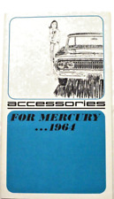 Folleto de ventas de fábrica de accesorios y equipo opcional Mercury 1964 segunda mano  Embacar hacia Argentina