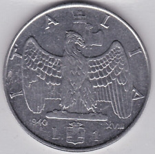 1 lira 1940 usato  Falconara Marittima