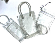 Lote de sacos quadrados de vinil plástico transparente para embalagem, usado comprar usado  Enviando para Brazil