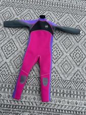 GIRLS THE WETSUIT FACTORY FULL LENGTH WETSUIT, AGE 5-6 PINK for sale  Shipping to South Africa