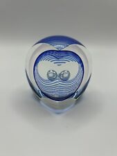 Estatueta original Correia Crystal Owl peso papel 1988, assinada Correia Caswell comprar usado  Enviando para Brazil