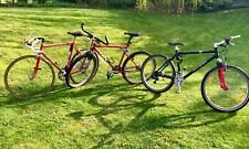 2 Men's Mountain Bikes (Red and Black) and a Men's Road Bike (Red) for sale  Shipping to South Africa