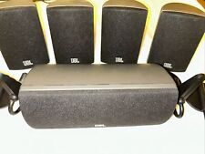 JBL Home Theater Satellite Surround Sound Speakers 136SISAT 136SICEN 5pc W/4Wall, used for sale  Shipping to South Africa