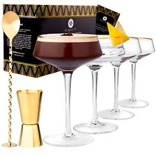 Martini glasses set for sale  SOUTHALL