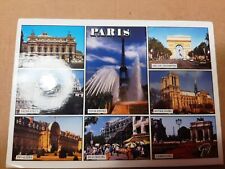 Parigi cartolina viaggiata usato  Seriate