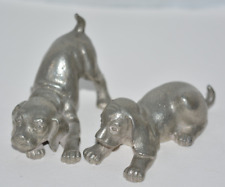 Pair miniature pewter for sale  TOTNES