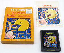 Pac-Man (Atari 2600, 1981) Por Atari (Caixa, Cartucho e Manual) NTSC #1, usado comprar usado  Enviando para Brazil
