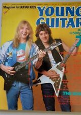 Revista estampada japonesa guitarra jovem Dave Murray Adrian Smith capa Iron Maiden comprar usado  Enviando para Brazil