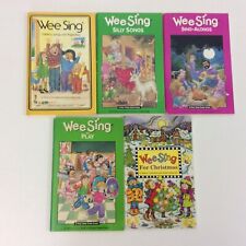 Lote de livros Wee Sing Music Play pré-escolar jardim de infância 1ª série 5 comprar usado  Enviando para Brazil