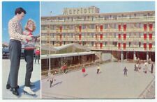 Postal vintage escenas de patinaje sobre hielo de Washington DC Marriott Motor Hotel segunda mano  Embacar hacia Argentina